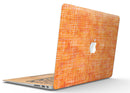 Orange Watercolor Cross Hatch - MacBook Air Skin Kit