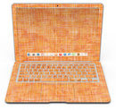 Orange Watercolor Cross Hatch - MacBook Air Skin Kit