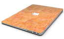 Orange Watercolor Cross Hatch - MacBook Air Skin Kit