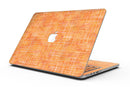 Orange Watercolor Cross Hatch - MacBook Pro with Retina Display Full-Coverage Skin Kit