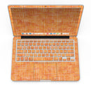 Orange Watercolor Cross Hatch - MacBook Pro with Retina Display Full-Coverage Skin Kit