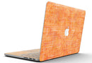 Orange Watercolor Cross Hatch - MacBook Pro with Retina Display Full-Coverage Skin Kit