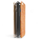 Orange Watercolor Cross Hatch iPhone 6/6s or 6/6s Plus 2-Piece Hybrid INK-Fuzed Case