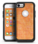 Orange Watercolor Cross Hatch - iPhone 7 or 8 OtterBox Case & Skin Kits