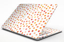 Orange Watercolor Dots over White - MacBook Air Skin Kit