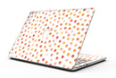 Orange Watercolor Dots over White - MacBook Pro with Retina Display Full-Coverage Skin Kit