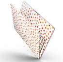 Orange Watercolor Dots over White - MacBook Pro with Retina Display Full-Coverage Skin Kit