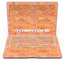 Orange Watercolor Leopard Pattern - MacBook Air Skin Kit