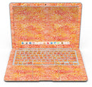Orange Watercolor Leopard Pattern - MacBook Air Skin Kit