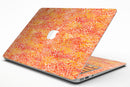 Orange Watercolor Leopard Pattern - MacBook Air Skin Kit