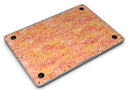 Orange Watercolor Leopard Pattern - MacBook Air Skin Kit