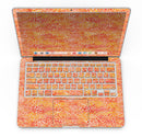 Orange Watercolor Leopard Pattern - MacBook Pro with Retina Display Full-Coverage Skin Kit