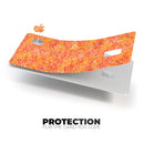 Orange Watercolor Leopard Pattern - Premium Protective Decal Skin-Kit for the Apple Credit Card
