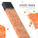 Orange Watercolor Leopard Pattern - Premium Decal Protective Skin-Wrap Sticker compatible with the Juul Labs vaping device