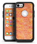Orange Watercolor Leopard Pattern - iPhone 7 or 8 OtterBox Case & Skin Kits