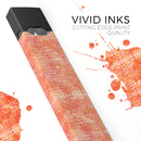 Orange Watercolor Polka Dots - Premium Decal Protective Skin-Wrap Sticker compatible with the Juul Labs vaping device