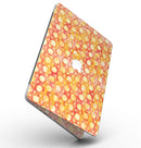Orange Watercolor Ring Pattern - MacBook Pro with Retina Display Full-Coverage Skin Kit