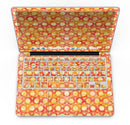 Orange Watercolor Ring Pattern - MacBook Pro with Retina Display Full-Coverage Skin Kit