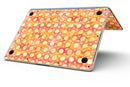 Orange Watercolor Ring Pattern - MacBook Pro with Retina Display Full-Coverage Skin Kit