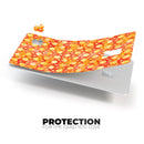 Orange Watercolor Ring Pattern - Premium Protective Decal Skin-Kit for the Apple Credit Card