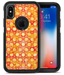 Orange Watercolor Ring Pattern - iPhone X OtterBox Case & Skin Kits