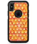 Orange Watercolor Ring Pattern - iPhone X OtterBox Case & Skin Kits