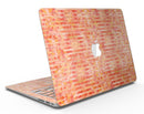 Orange Watercolor Stripes - MacBook Air Skin Kit