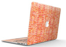 Orange Watercolor Stripes - MacBook Air Skin Kit