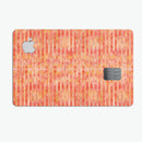 Orange Watercolor Stripes - Premium Protective Decal Skin-Kit for the Apple Credit Card