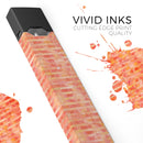 Orange Watercolor Stripes - Premium Decal Protective Skin-Wrap Sticker compatible with the Juul Labs vaping device