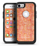 Orange Watercolor Stripes - iPhone 7 or 8 OtterBox Case & Skin Kits