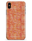 Orange Watercolor Stripes - iPhone X Clipit Case