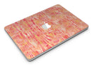 Orange Watercolor Woodgrain - MacBook Air Skin Kit