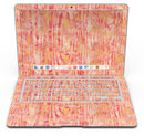 Orange Watercolor Woodgrain - MacBook Air Skin Kit