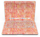 Orange Watercolor Woodgrain - MacBook Air Skin Kit
