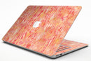 Orange Watercolor Woodgrain - MacBook Air Skin Kit