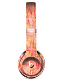 Orange Watercolor Woodgrain Full-Body Skin Kit for the Beats by Dre Solo 3 Wireless Headphones
