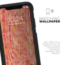 Orange Watercolor Woodgrain - Skin Kit for the iPhone OtterBox Cases