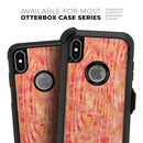 Orange Watercolor Woodgrain - Skin Kit for the iPhone OtterBox Cases