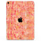 Orange Watercolor Woodgrain - Full Body Skin Decal for the Apple iPad Pro 12.9", 11", 10.5", 9.7", Air or Mini (All Models Available)