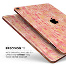 Orange Watercolor Woodgrain - Full Body Skin Decal for the Apple iPad Pro 12.9", 11", 10.5", 9.7", Air or Mini (All Models Available)