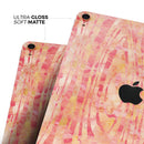 Orange Watercolor Woodgrain - Full Body Skin Decal for the Apple iPad Pro 12.9", 11", 10.5", 9.7", Air or Mini (All Models Available)
