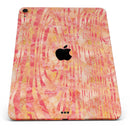 Orange Watercolor Woodgrain - Full Body Skin Decal for the Apple iPad Pro 12.9", 11", 10.5", 9.7", Air or Mini (All Models Available)