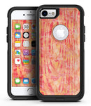Orange Watercolor Woodgrain - iPhone 7 or 8 OtterBox Case & Skin Kits