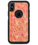 Orange Watercolor Woodgrain - iPhone X OtterBox Case & Skin Kits