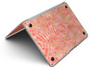 Orange Watercolor Zebra Pattern - MacBook Air Skin Kit