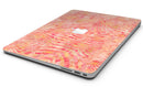 Orange Watercolor Zebra Pattern - MacBook Air Skin Kit