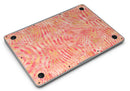 Orange Watercolor Zebra Pattern - MacBook Air Skin Kit
