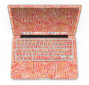 Orange Watercolor Zebra Pattern - MacBook Pro with Retina Display Full-Coverage Skin Kit
