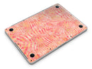 Orange Watercolor Zebra Pattern - MacBook Pro with Retina Display Full-Coverage Skin Kit